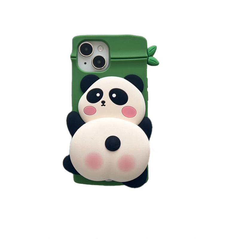 Funda de Panda de Dibujos Animados para iPhone 11 Pro Max