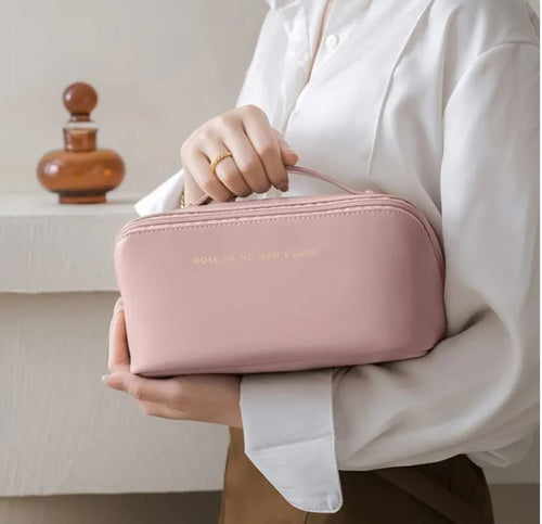 Bolso Cosmético de Viaje de Gran Capacidad Multifuncional para Mujeres Organizador de Artículos de Tocador Estuche de Almacenamiento de Maquillaje Femenino