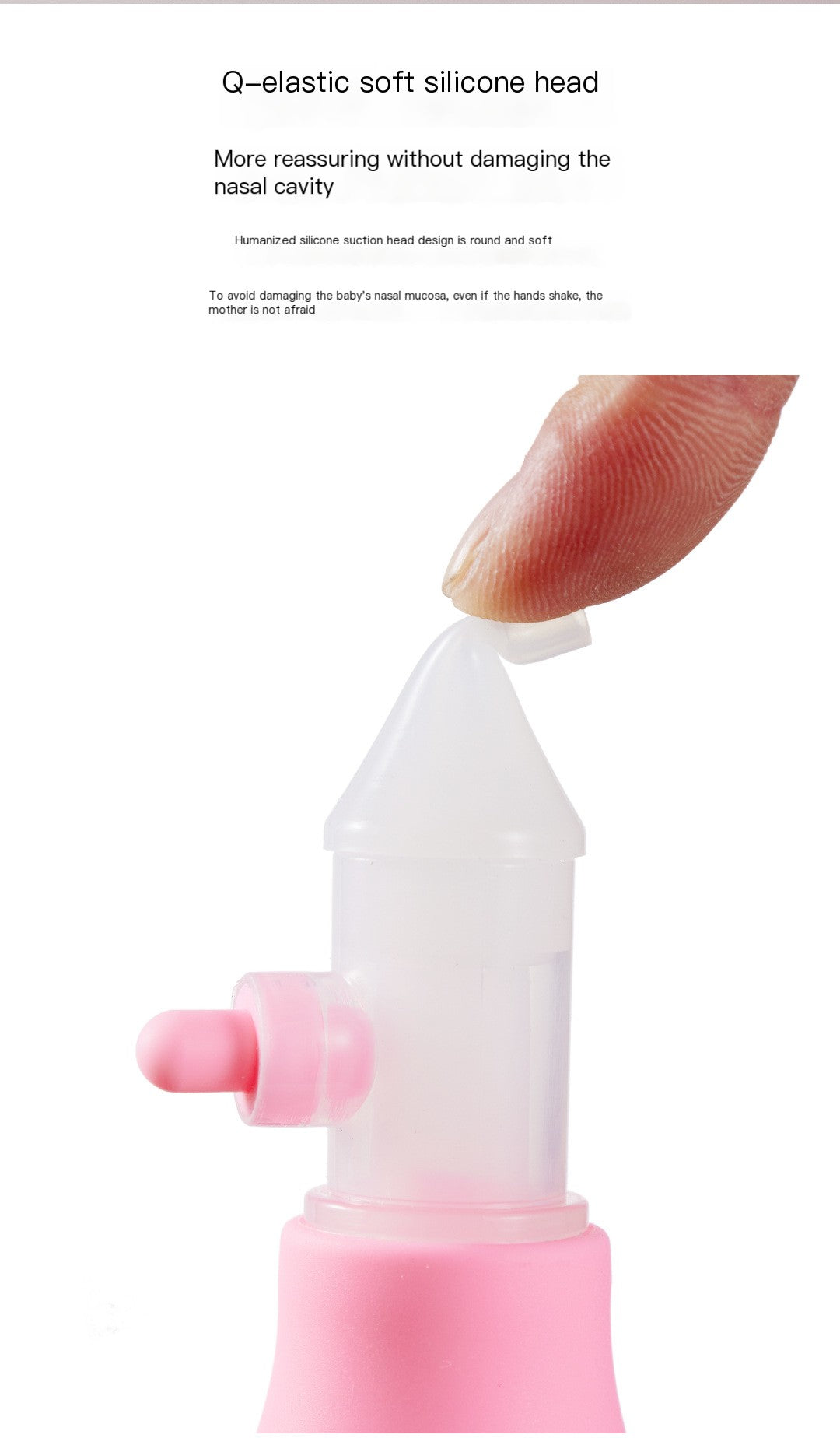 Aspirador Nasal Antirreflujo para Bebés