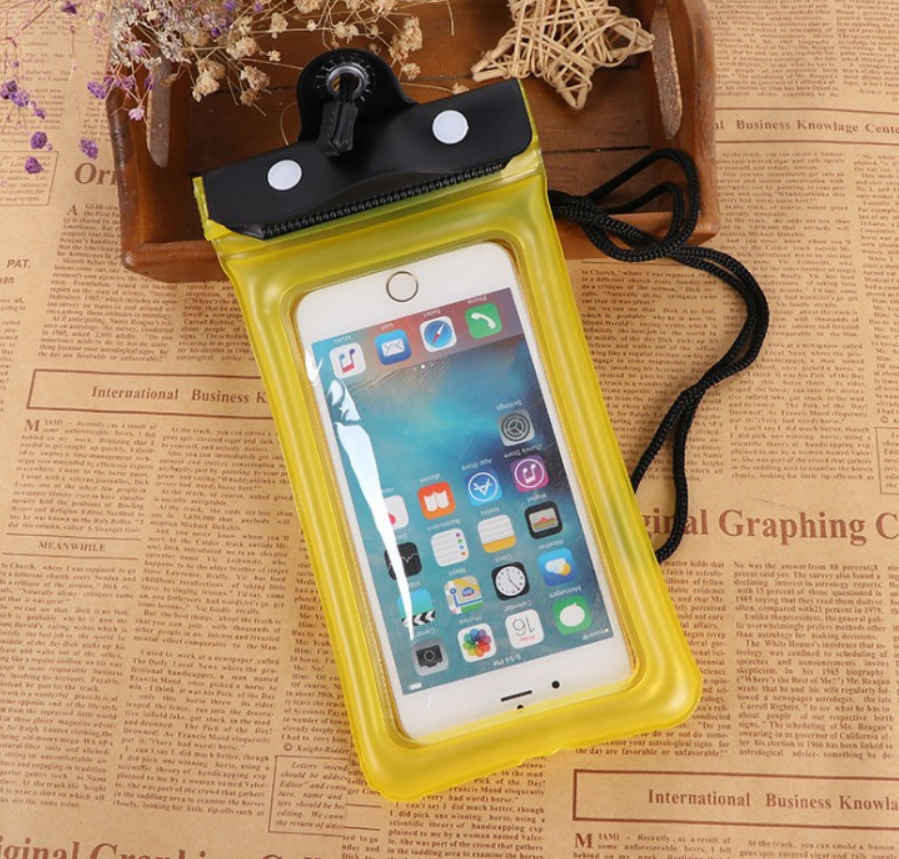 Funda Impermeable para Teléfono con Diseño de Bolsa de Aire Flotante