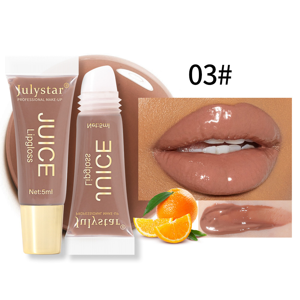 Brillo de Labios Espejo Frutas Naturales