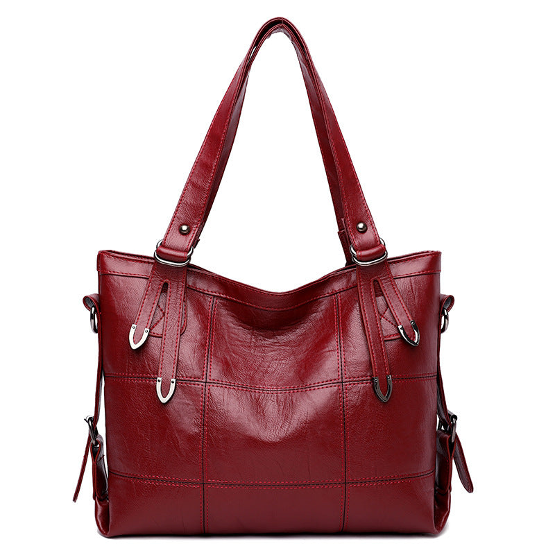 Bolso Tote de Hombro de Cuero PU de Gran Capacidad y Elegante