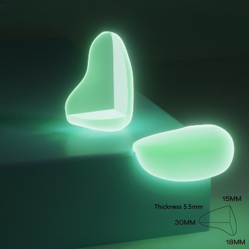 Protectores de Esquina Luminiscentes Transparentes para Niños