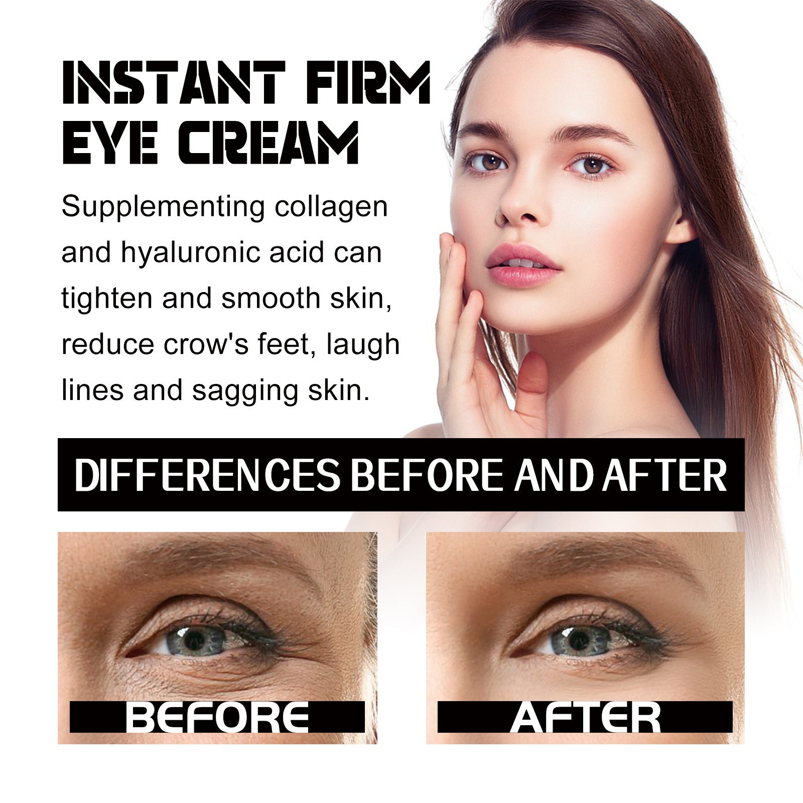 Crema Reafirmante de Ojos EELHOE para Arrugas e Hidratación