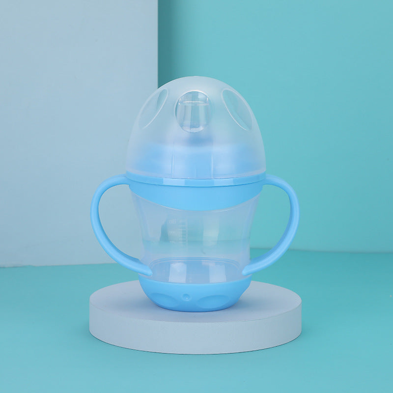 Taza de Aprendizaje Antigoteo con Tapa y Boquilla de Pato para Bebés