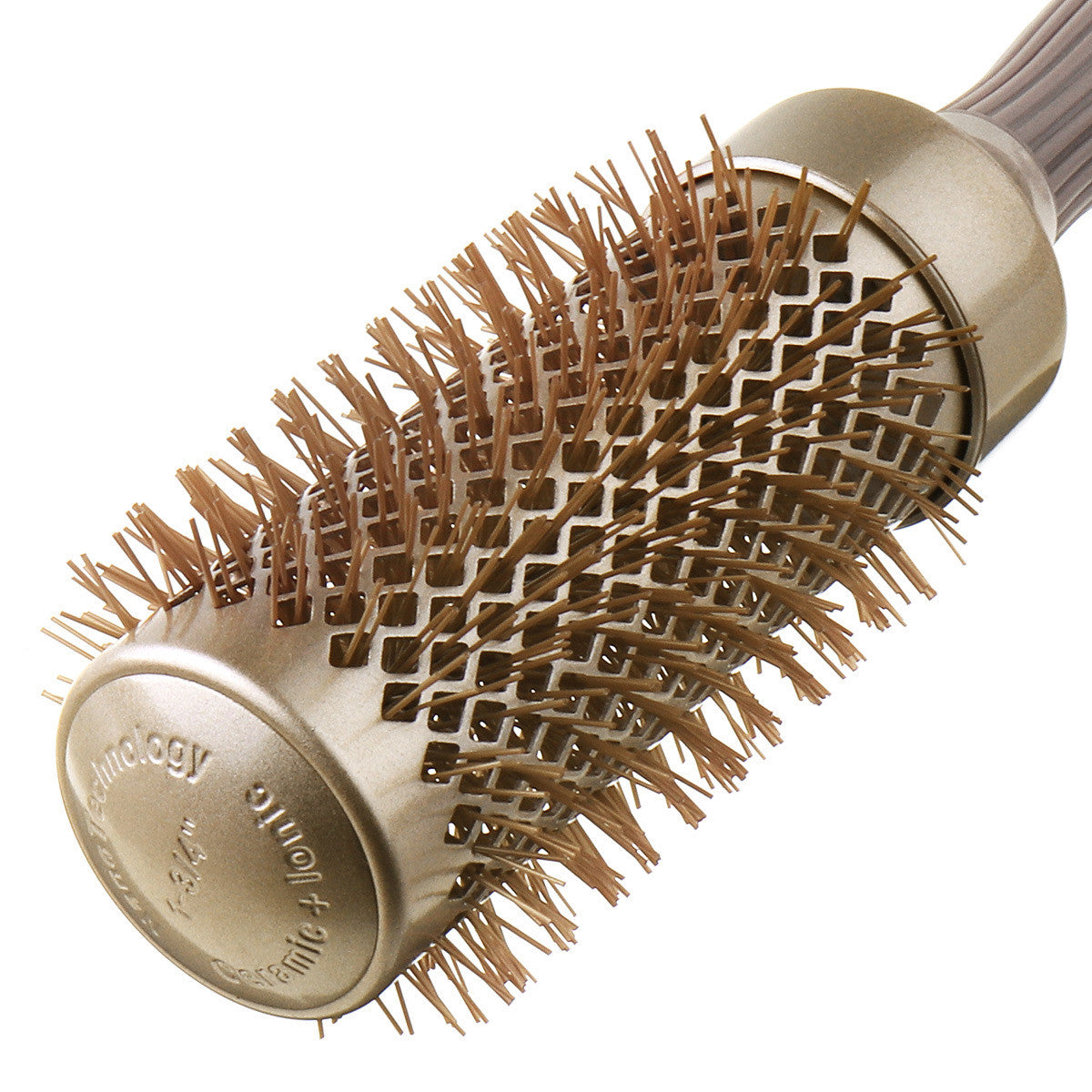 Cepillo Redondo de Cerámica para el Cabello con Tubo de Aluminio