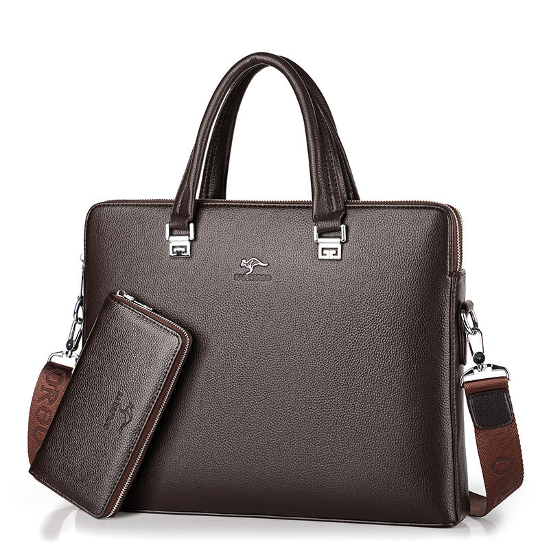 Bolso de Hombro Suave y Elegante para Hombre, y Tote de Negocios