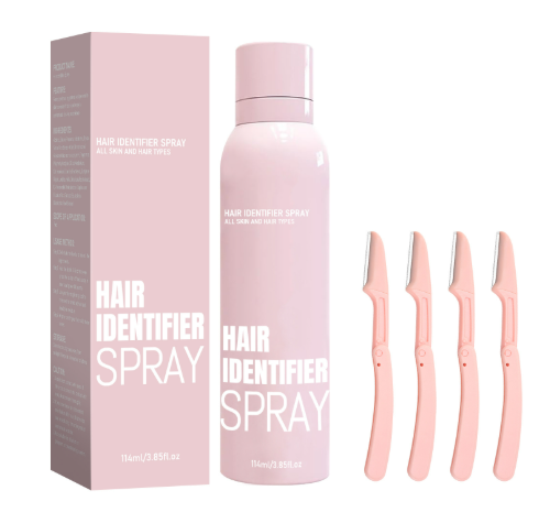 Spray Identificador de Vello Facial para una Depilación Suave