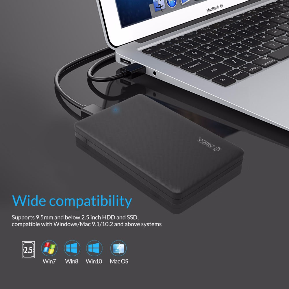 Carcasa SSD SATA de 2.5 pulgadas ORICO 2577U3 USB 3.0