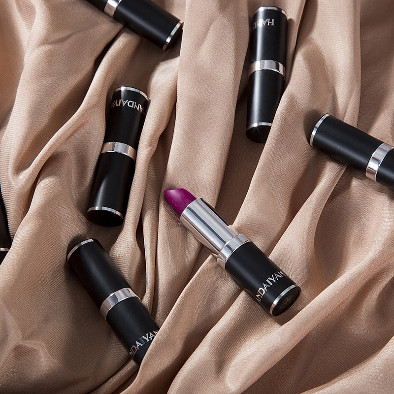 Brillo de Labios de Terciopelo Mate en Tonos Rojo Marrón Púrpura