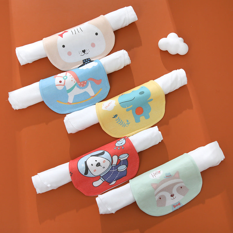 Toalla de Algodón Absorbente de Sudor para Bebés de Verano