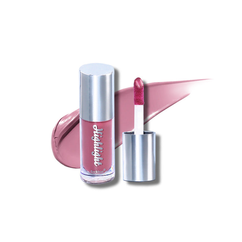 Brillo de Labios Nude de Alto Brillo con Acabado Espejo