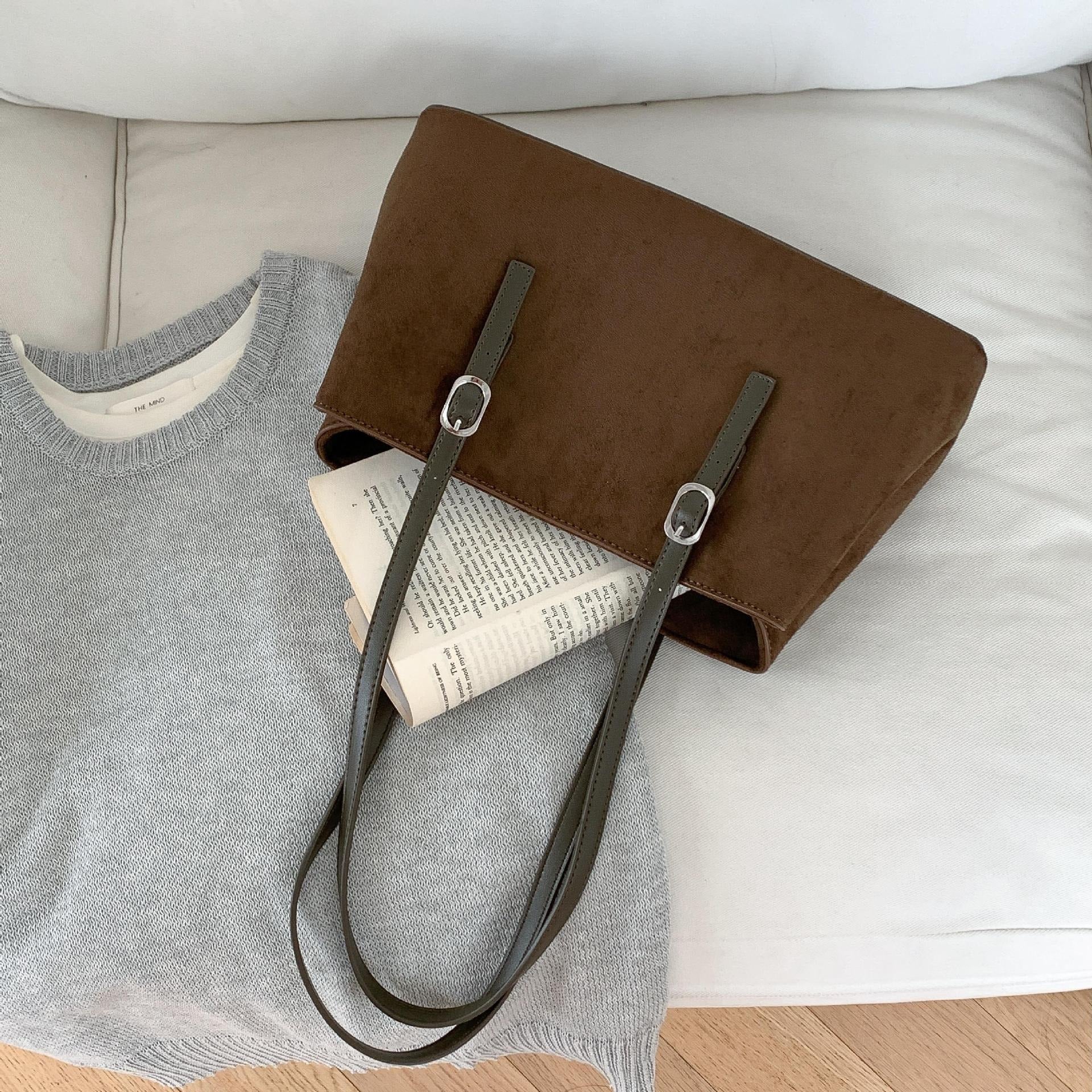 Bolso de Hombro de Gran Capacidad para Mujer
