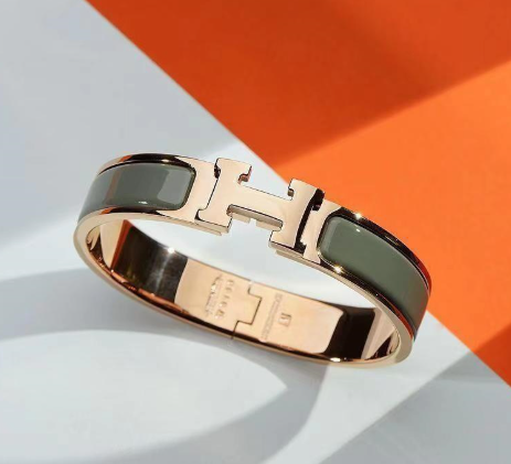 Pulsera Hermès H de Acero de Titanio (Pieza Única)