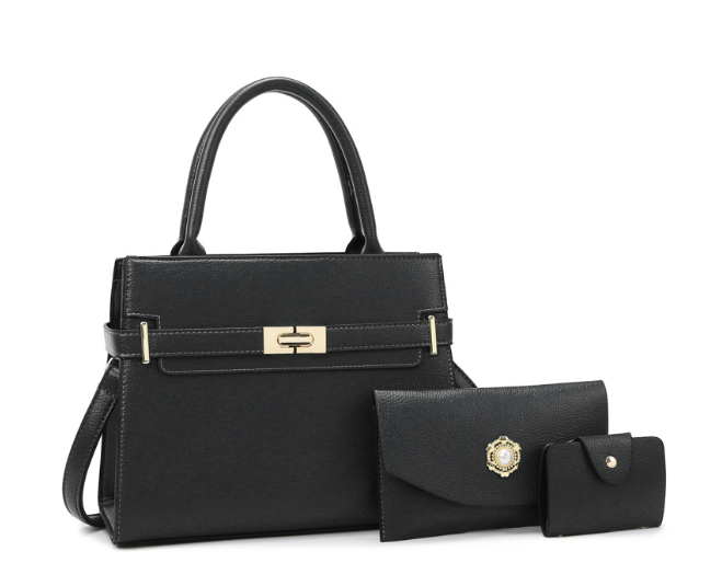 Juego de 3 Bolsos para Mujer de Cuero de Calidad