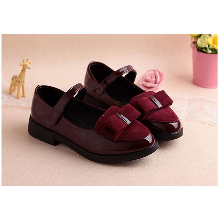Zapatillas de Princesa de Cuero para Niñas para la Escuela (Niños)
