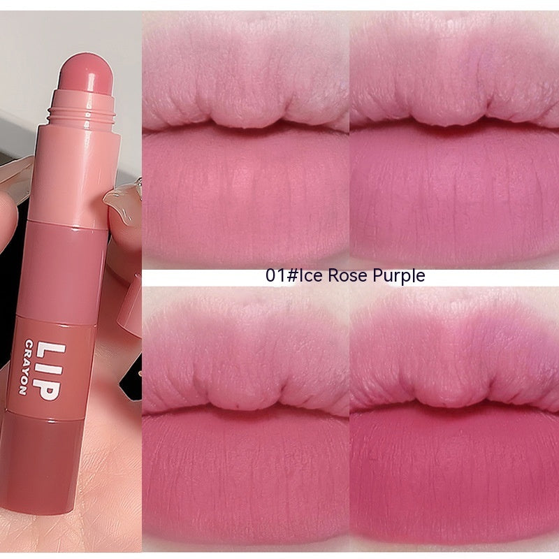 Lápiz Labial de Terciopelo Mate Multicolor y Brillo