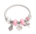 Pulsera para Parejas con Colgante de Arcoíris Vintage DIY