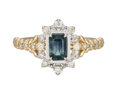 Anillo de Topacio Natural de Plata 925