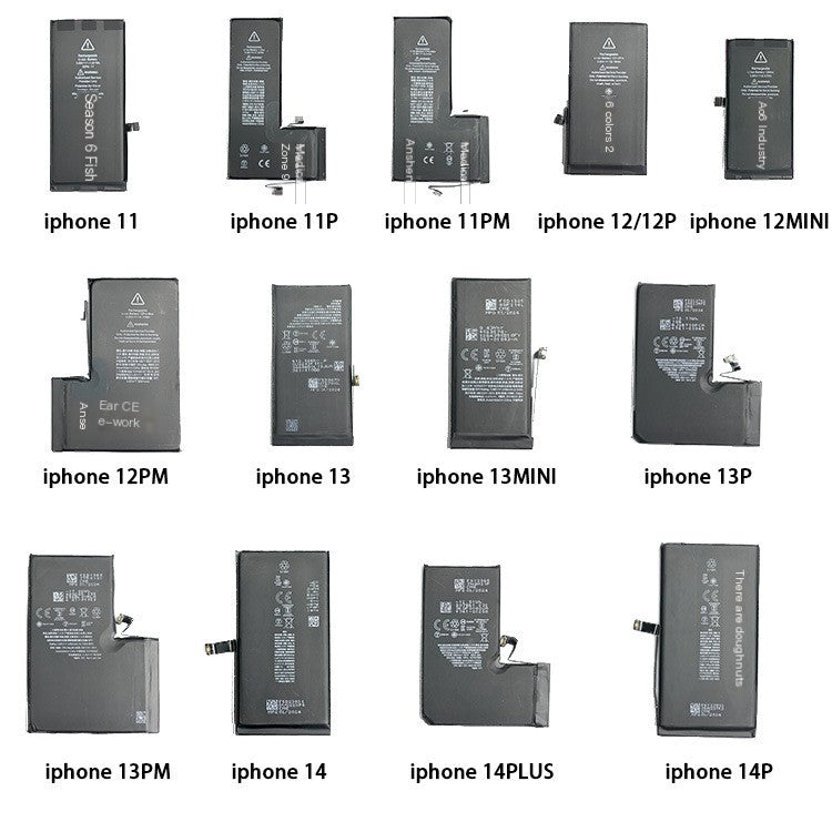 Batería de Alta Capacidad para iPhone 6P, 8P, SE, 11, 12 Pro Max