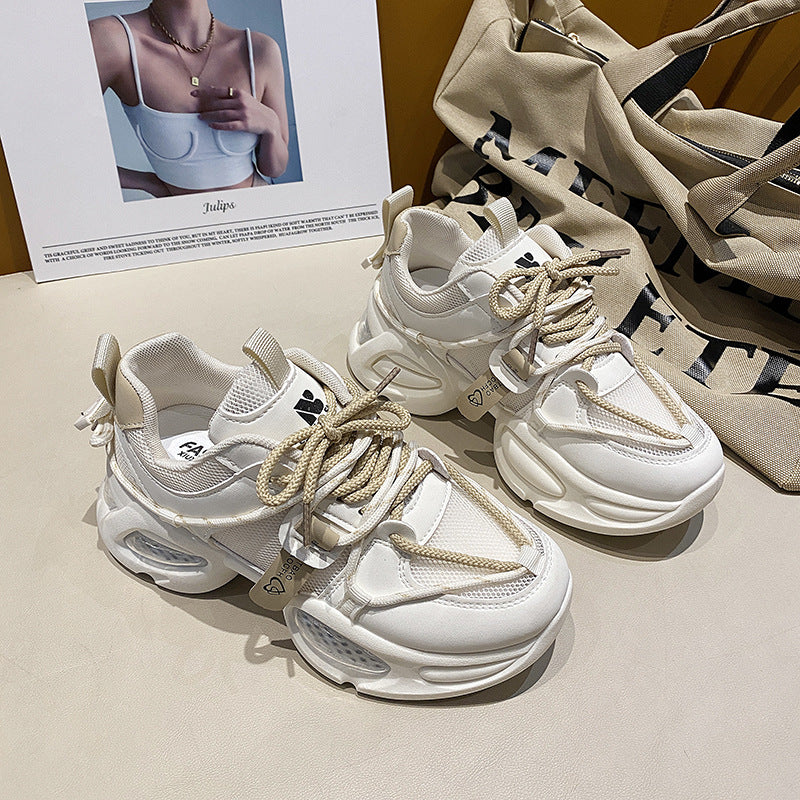 Zapatos Deportivos Casuales con Suela Gruesa para Mujer