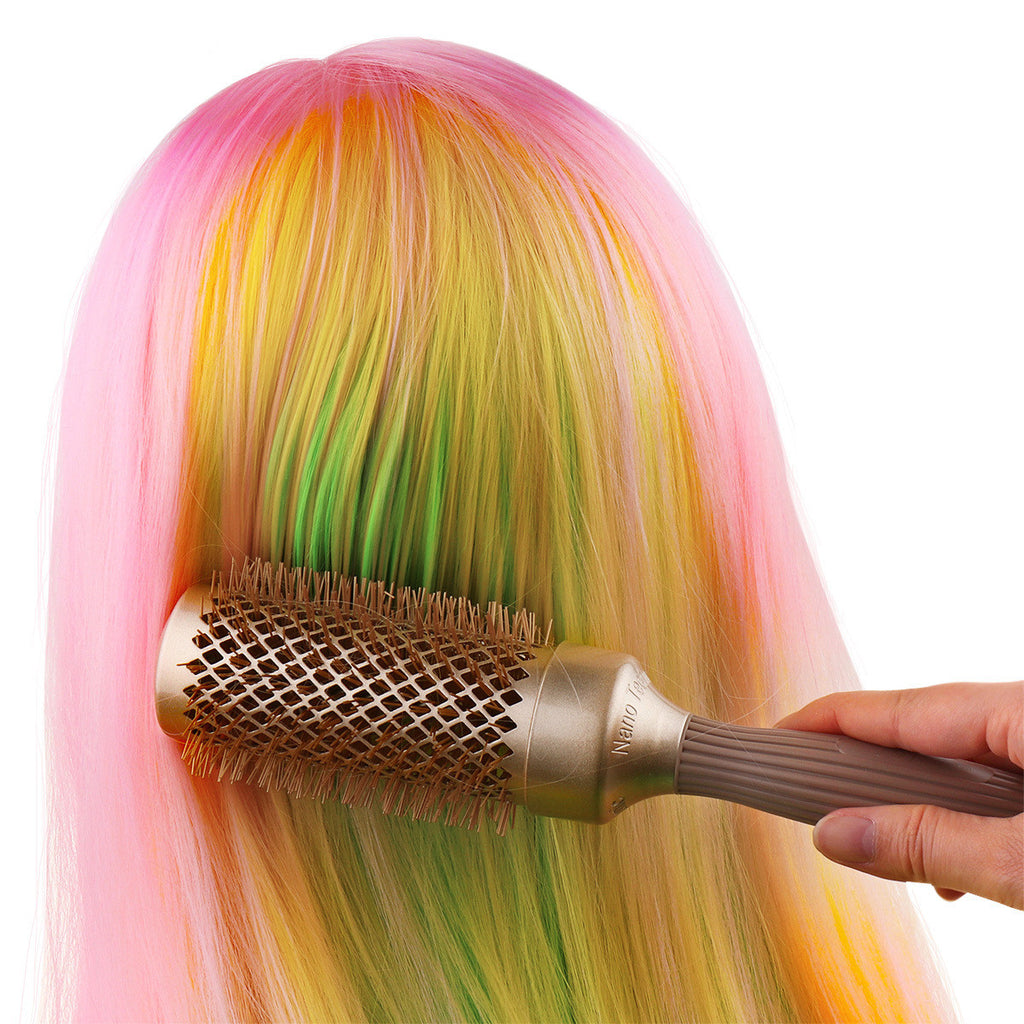 Cepillo Redondo de Cerámica para el Cabello con Tubo de Aluminio