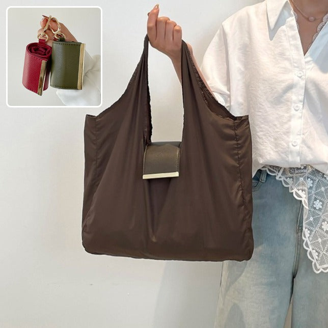 Bolso de Hombro para Mujer con Llavero de Gran Capacidad
