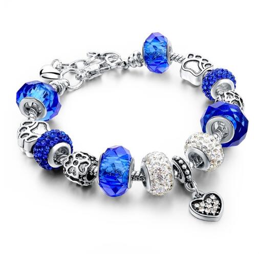Pulsera DIY de Cristal y Cuentas de Vidrio