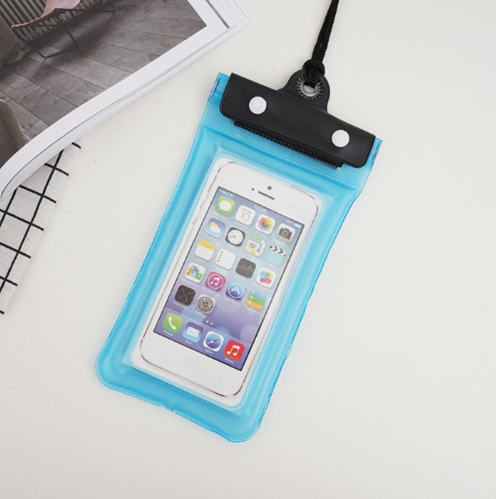Funda Impermeable para Teléfono con Diseño de Bolsa de Aire Flotante