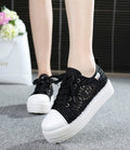Zapatos Casuales de Lona Elevados con Malla Transpirable
