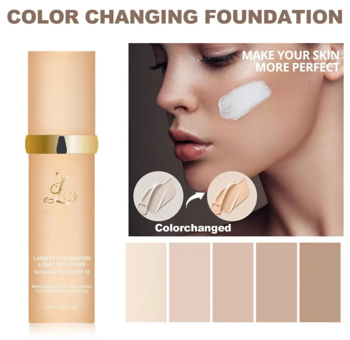 Corrector Biónico Cambia de Color