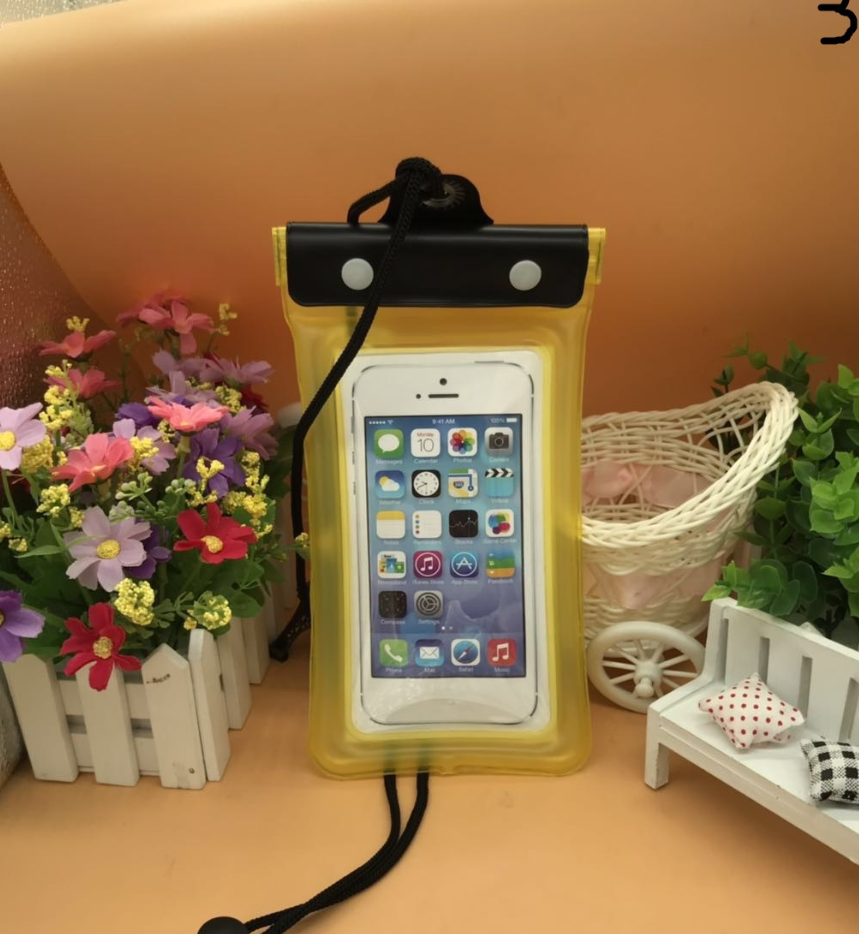 Funda Impermeable para Teléfono con Diseño de Bolsa de Aire Flotante
