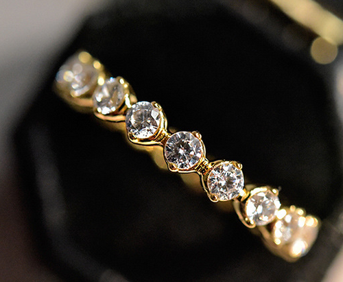 Anillo de Boda de Diamantes en Plata 925 Spring Qiaoer para Mujeres
