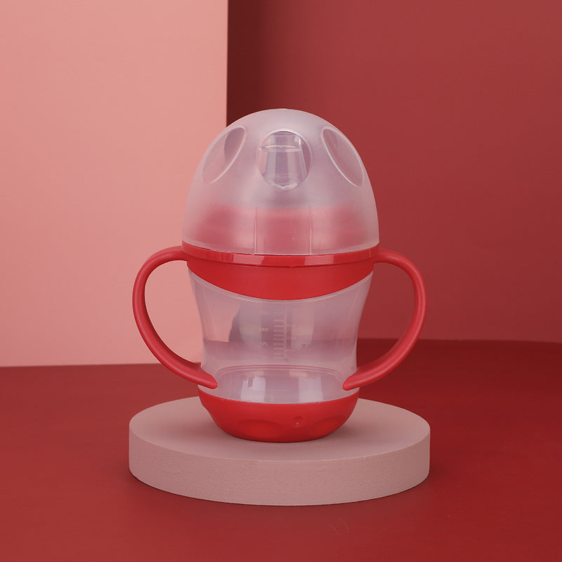 Taza de Aprendizaje Antigoteo con Tapa y Boquilla de Pato para Bebés