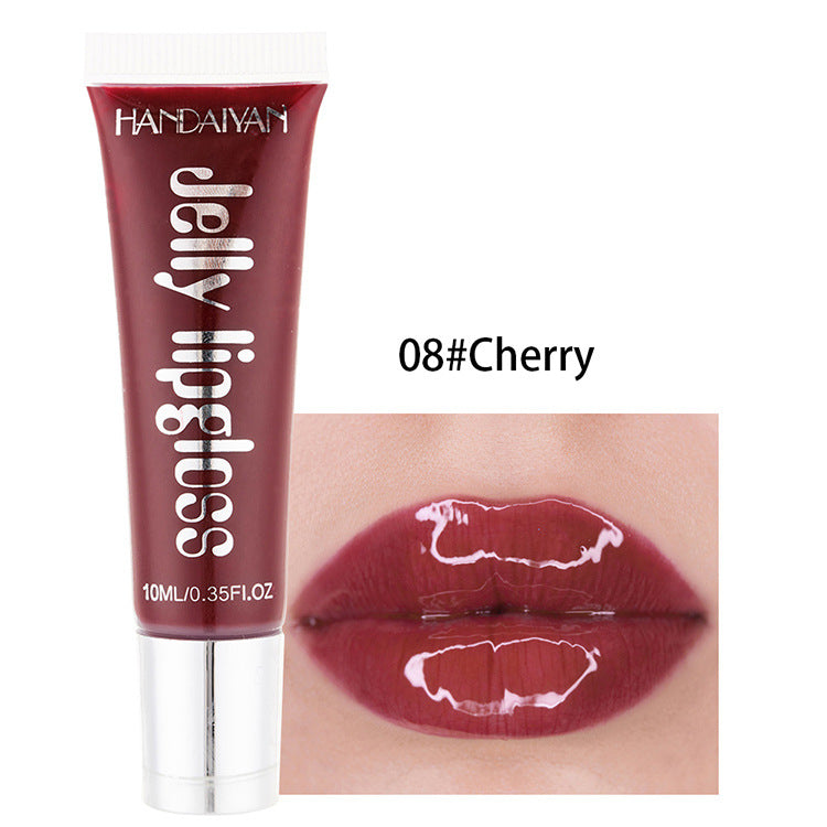 Brillo de Labios Jelly de Colores Pasteles con Acabado Espejo