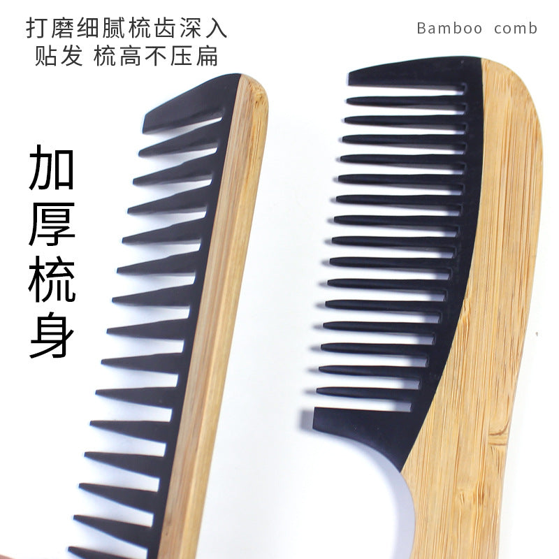 Peine de Bambú para Mujeres - Diseño de Madera Anti-Estática