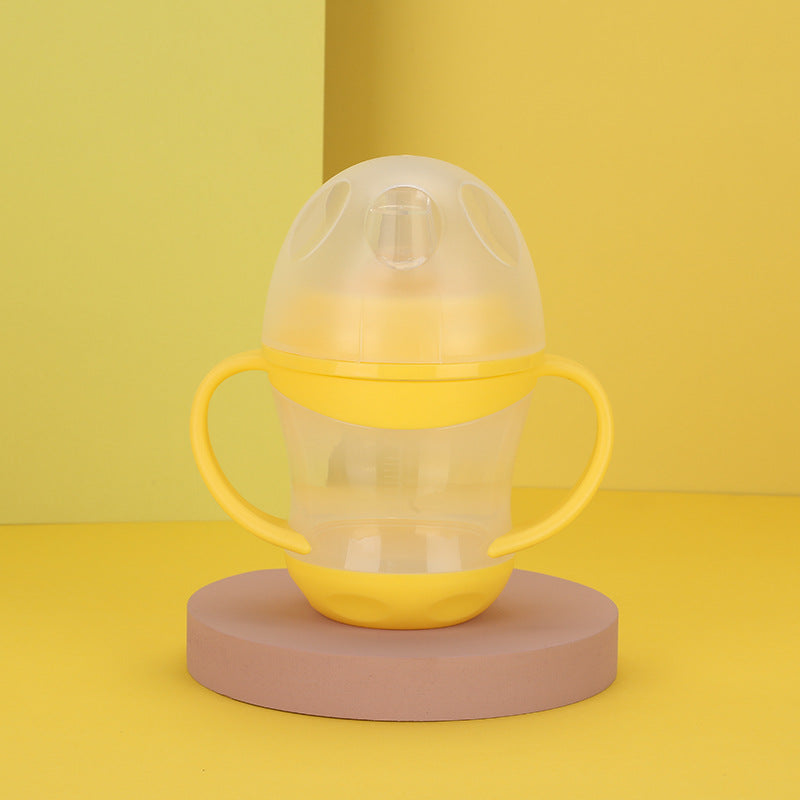 Taza de Aprendizaje Antigoteo con Tapa y Boquilla de Pato para Bebés
