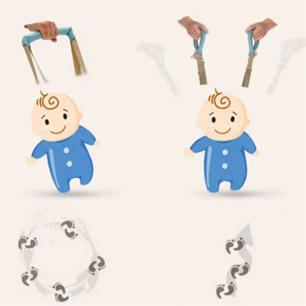 Arnés de Caminata para Bebés con Cuerda de Fácil Tracción