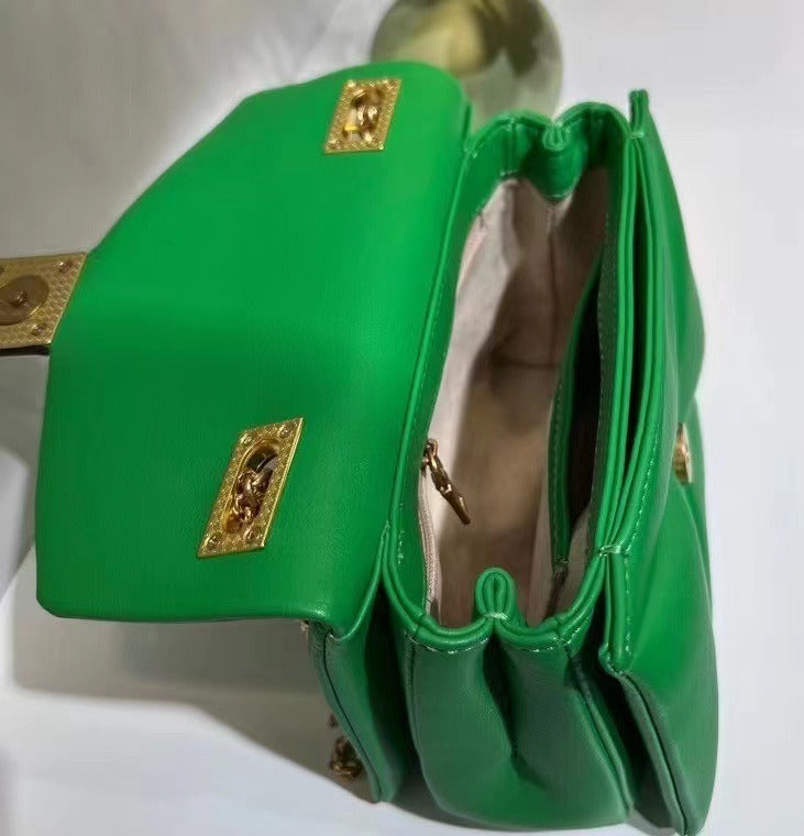 Bolso Tote de Cuero en Colores de Caramelo para Mujer