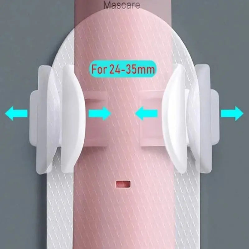 Soporte Eléctrico Ajustable para Cepillos de Dientes Montado en la Pared
