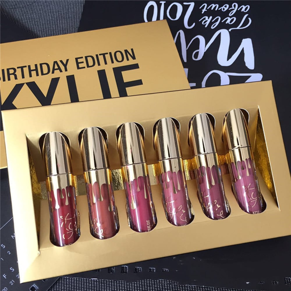 6 Colores de Labios Oro - Edición Cumpleaños de Kelly Kim