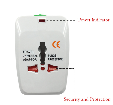 Adaptador de Viaje Universal con Múltiples Funciones