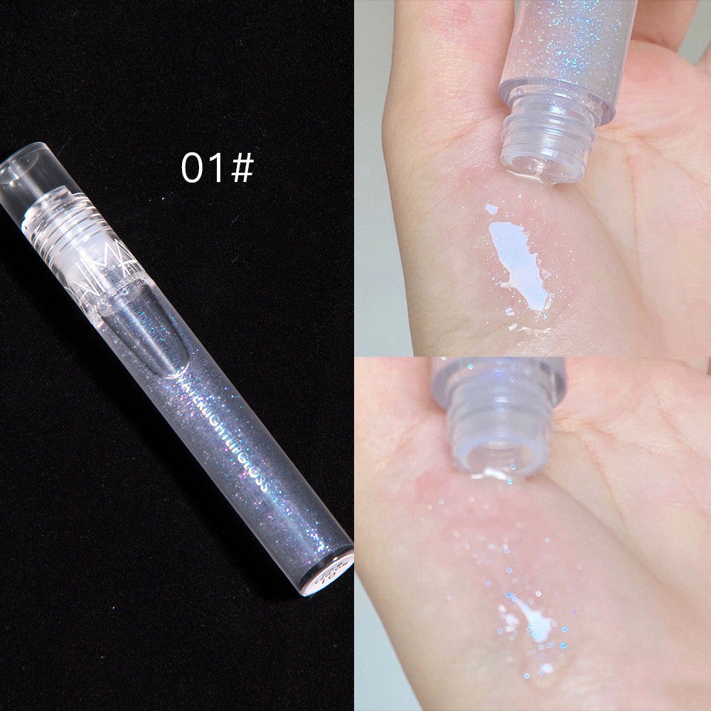 Brillo Labial Esmaltado - Acabado de Cristal No se Desvanece ni se Adhiere