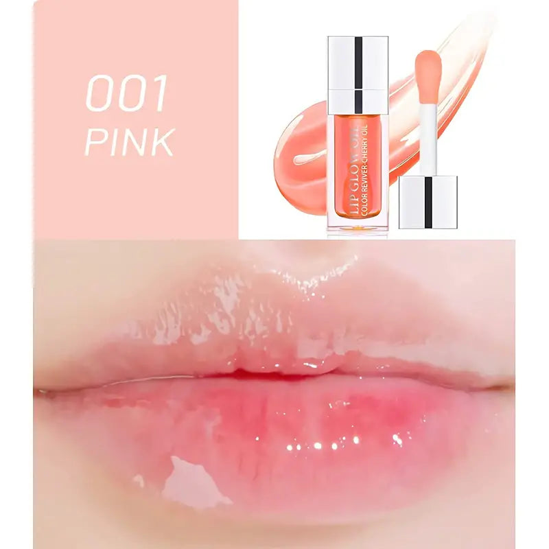 Aceite Nutritivo para Aumentar el Volumen de los Labios - Brillo Translúcido en 5 Tonos