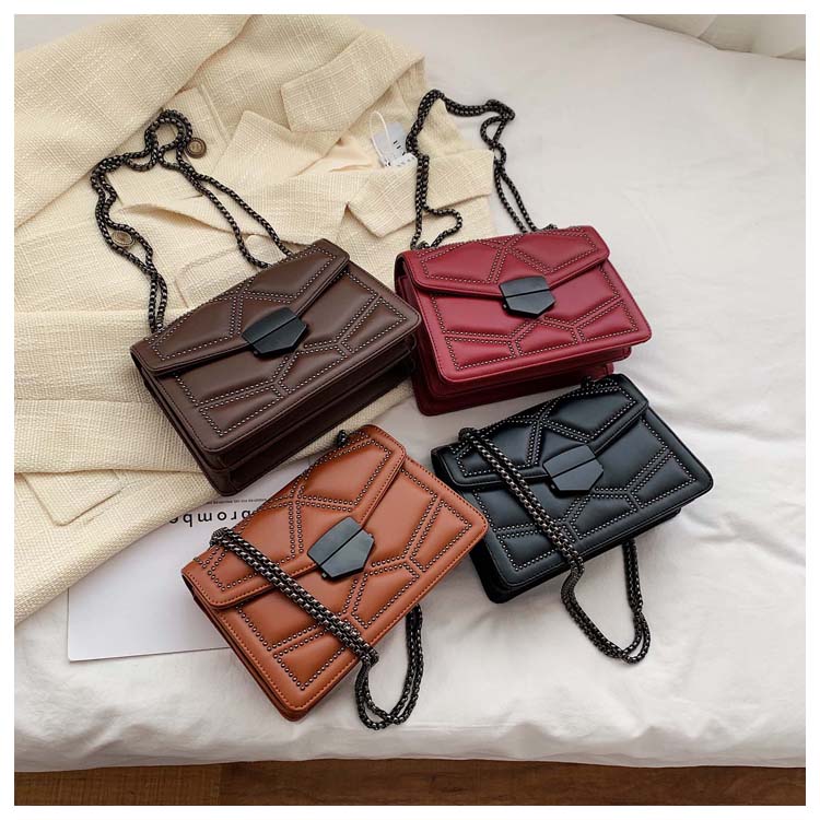 Bolso Bandolera de Cadena con Tachuelas para Mujer
