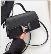 Bolso Bandolera de Platino a la Moda y Bolso de Mano Tote