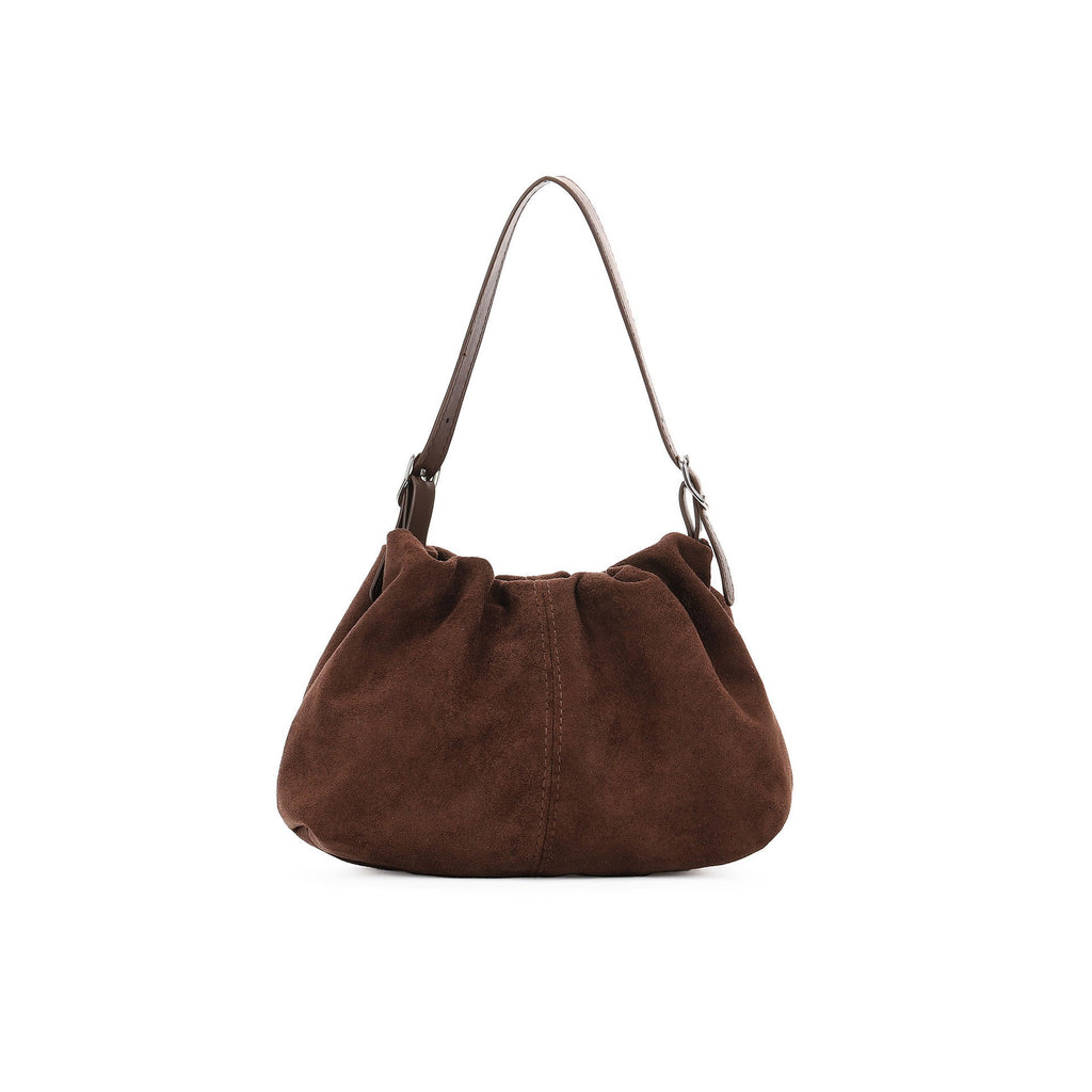 Bolso Bandolera de Aspecto Ante para Mujer