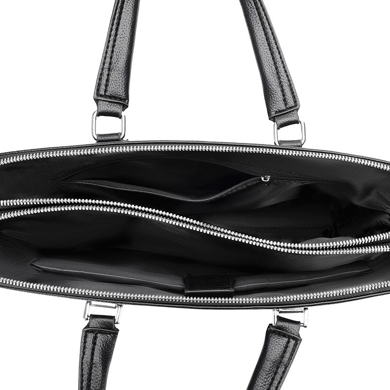 Bolso de Hombro Suave y Elegante para Hombre, y Tote de Negocios