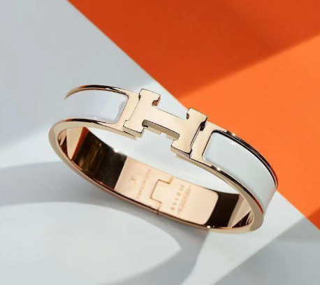 Pulsera Hermès H de Acero de Titanio (Pieza Única)