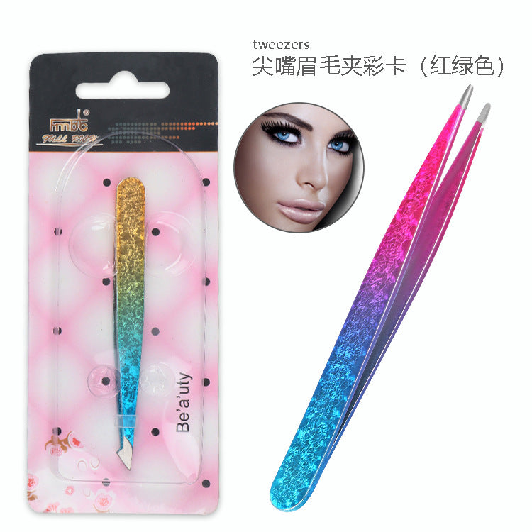 Set de Belleza de Pinzas de Acero Inoxidable de Doble Cara